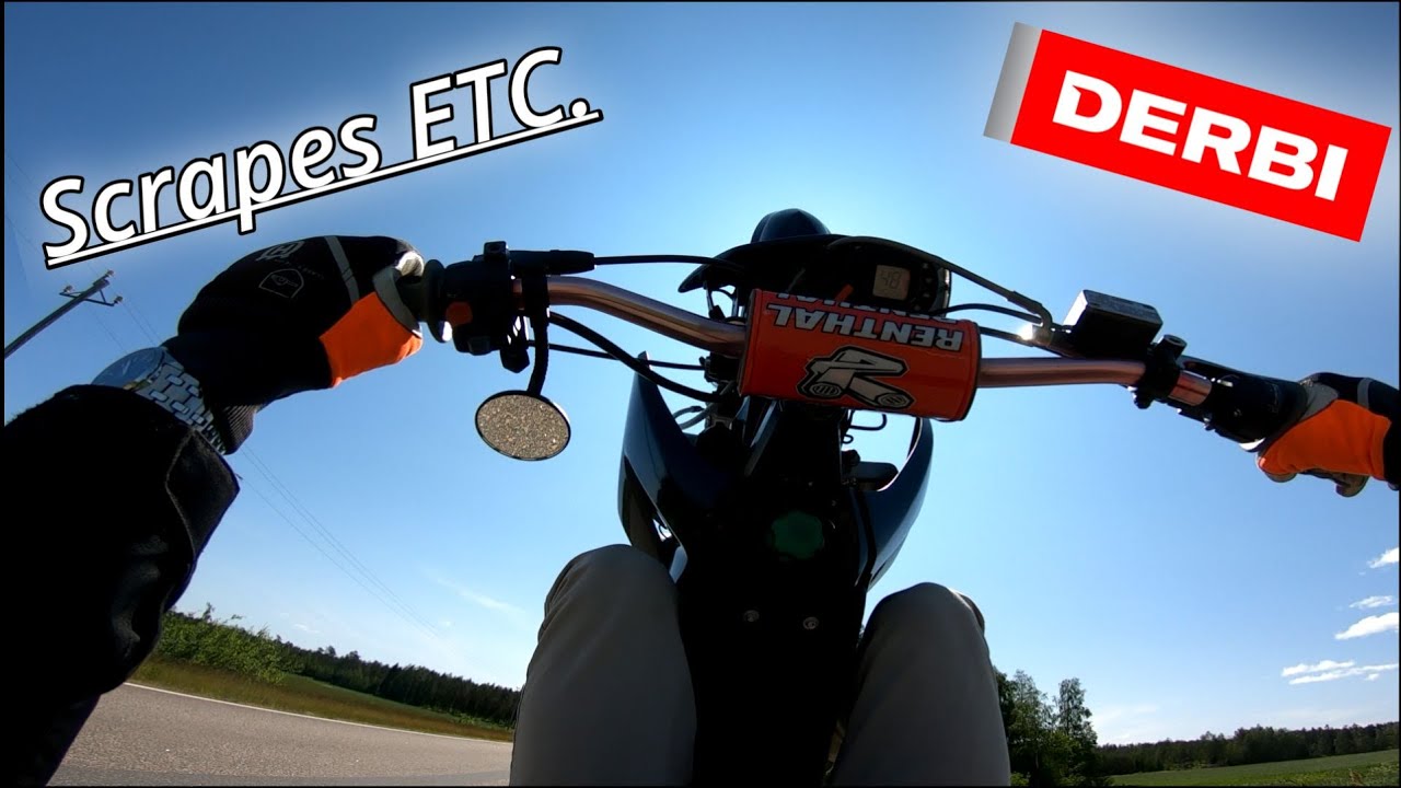 2x FAILS!!! || STUNTING WITH DERBI 50