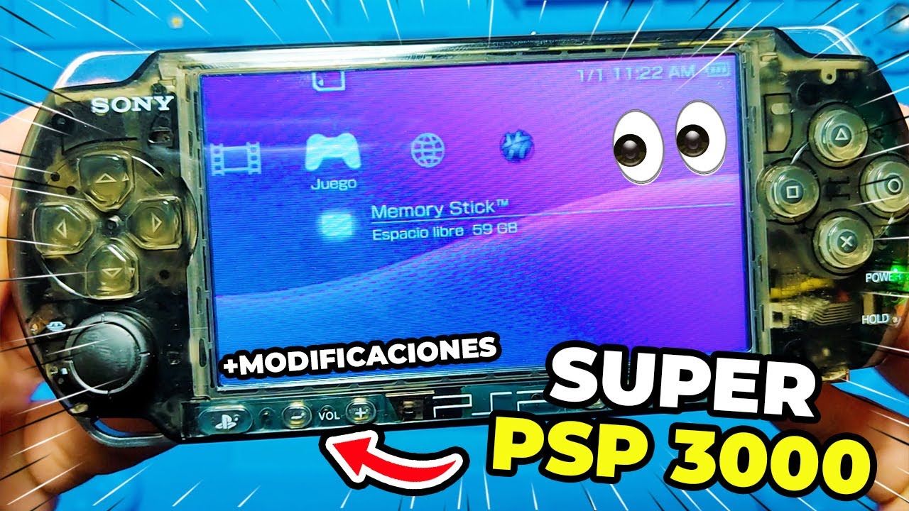 MODIFICANDO y RENOVANDO una PSP 3000 a full