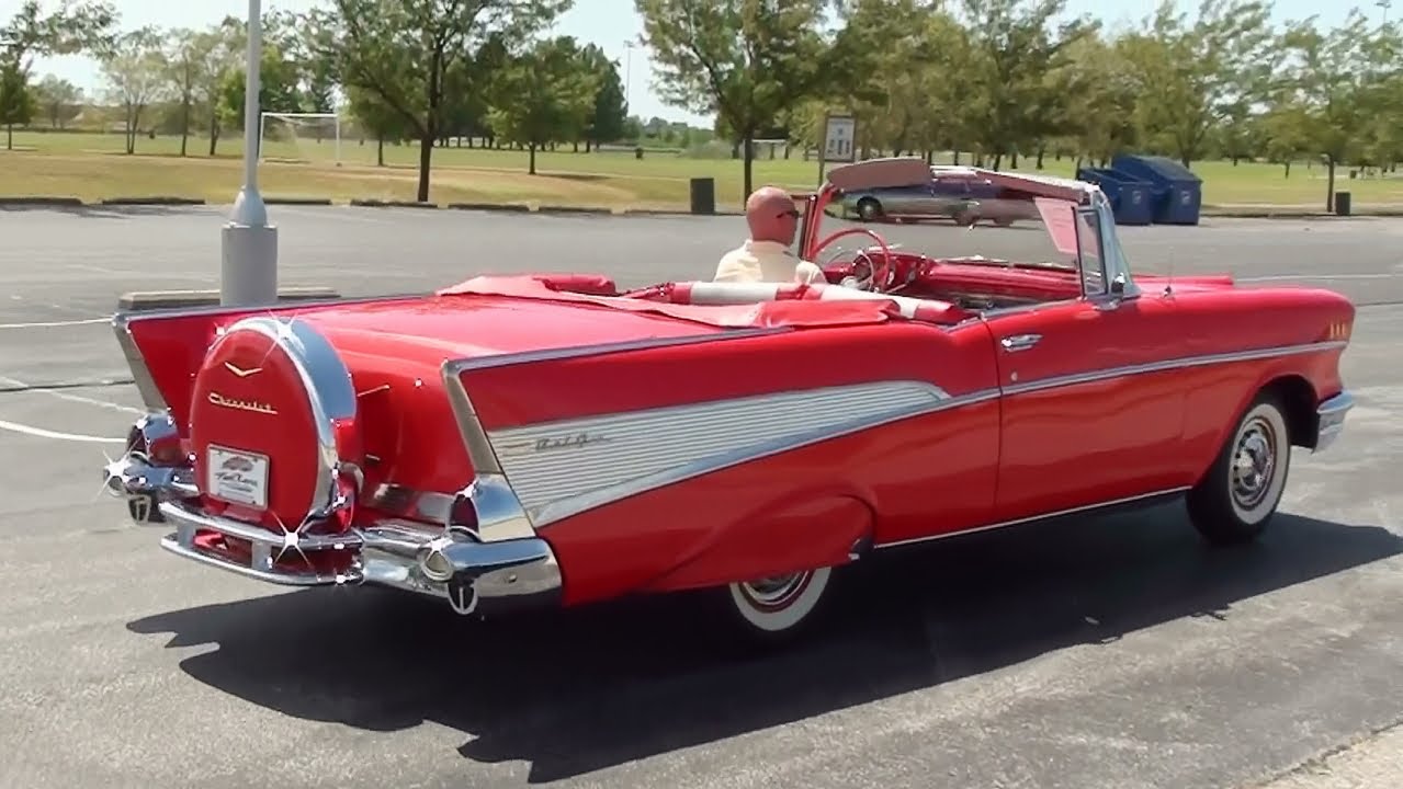 Тест-драйв Chevrolet Bel Air Convertible 283 V8 4 BBL 1957 года выпуска