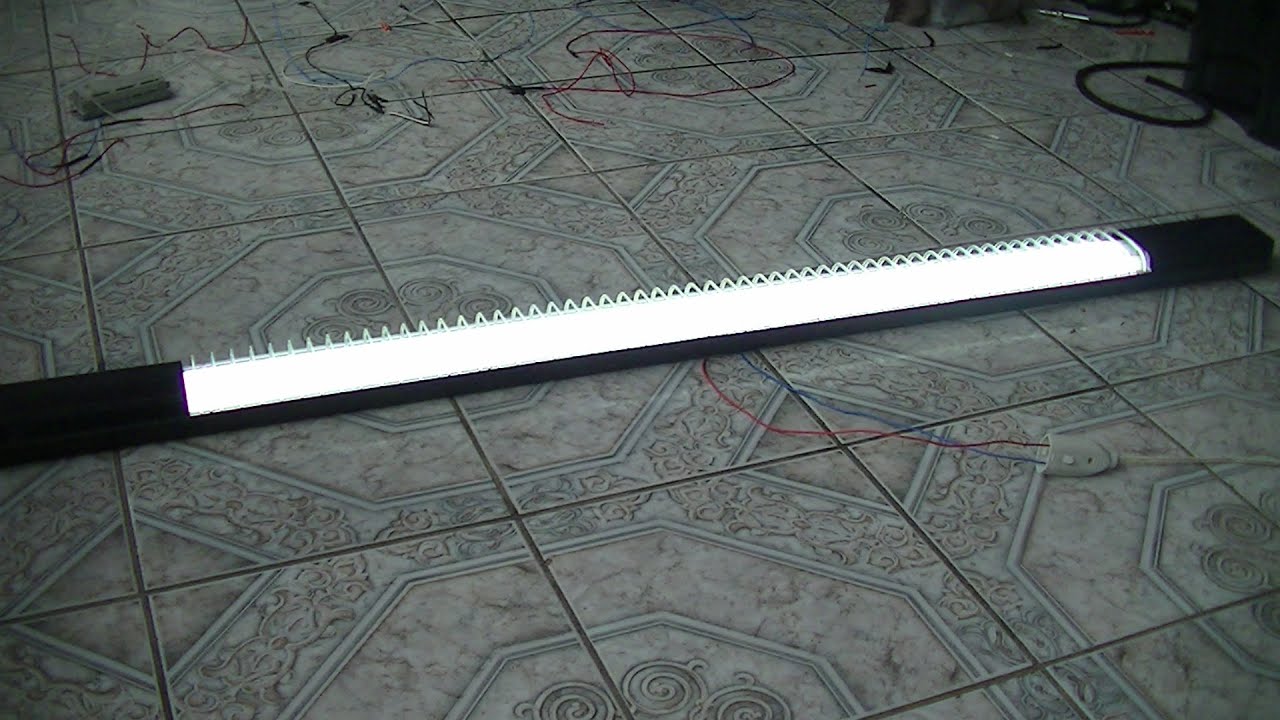 Elétrica - Trocando lâmpada fluorescente por led.