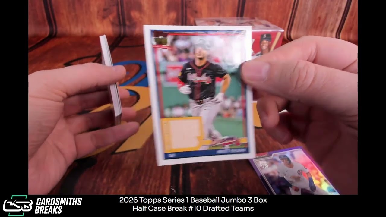 2026 Topps Series 1 Baseball Jumbo 3 Box Half Case Break #10
