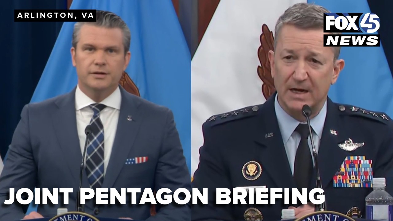Хегсет и председатель Объединенного комитета начальников штабов Кейн проведут брифинг в Пентагоне.