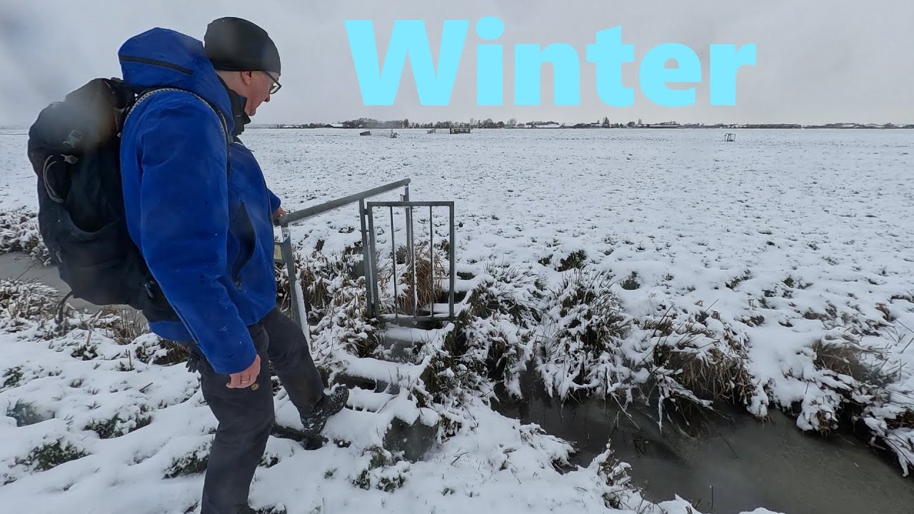 rondje “Door het Groene Hart bij Bodegraven”, 15km, in de sneeuw!