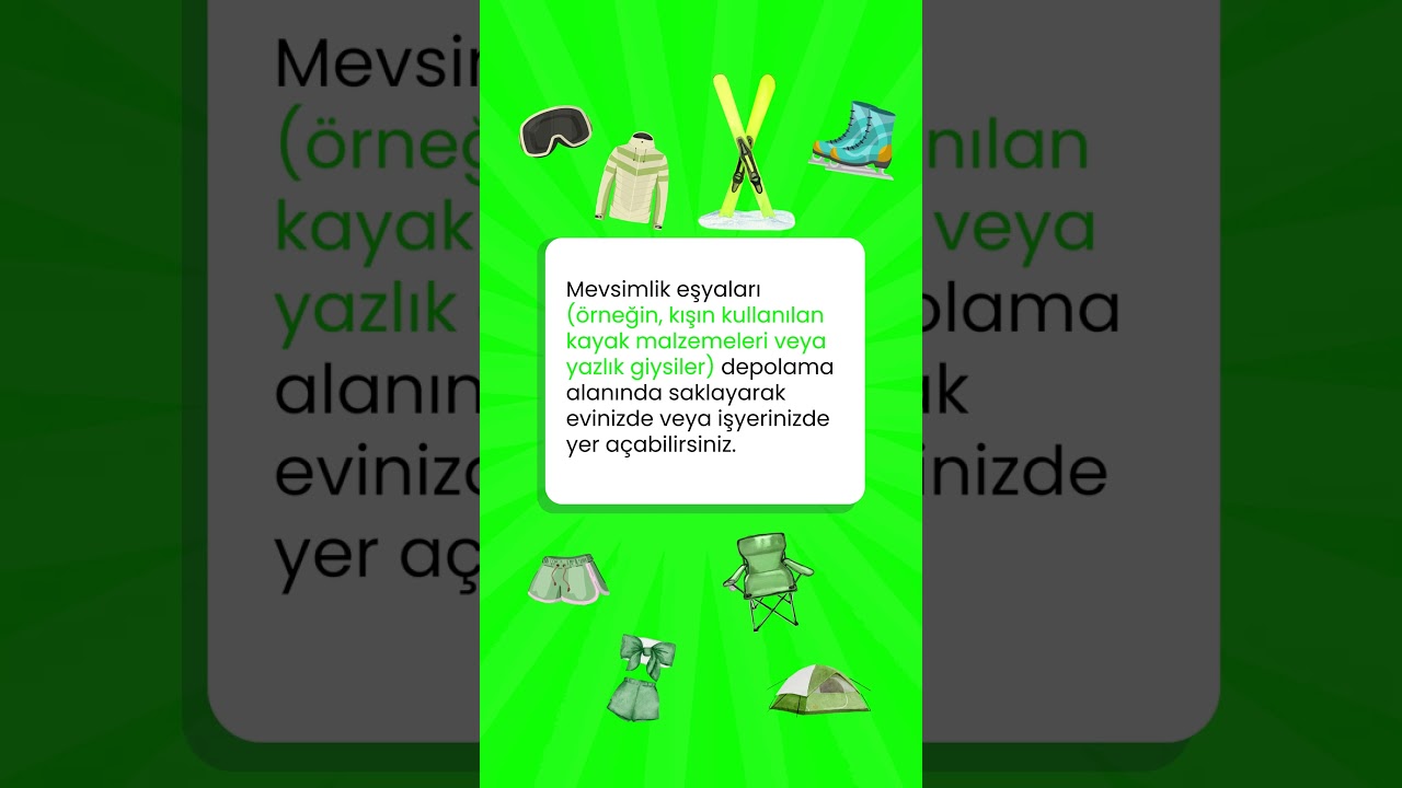 Eşya Depolama Alanı Neden Gereklidir? #depolama
