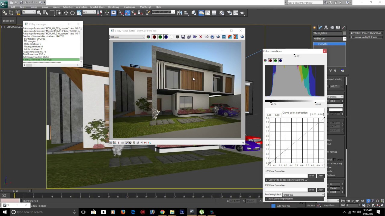 3ds max vary exterior render setting Urdu Hindi