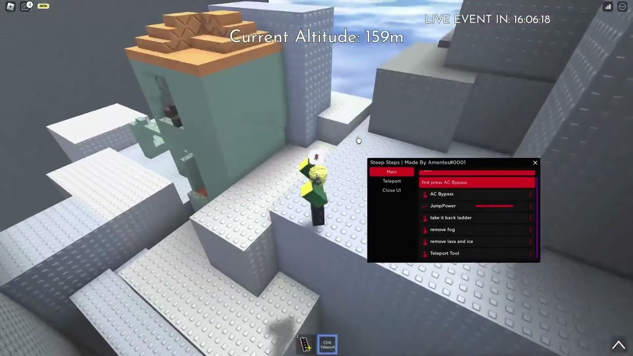 [NEW!] Steep Steps Script Roblox | PASTEBIN
