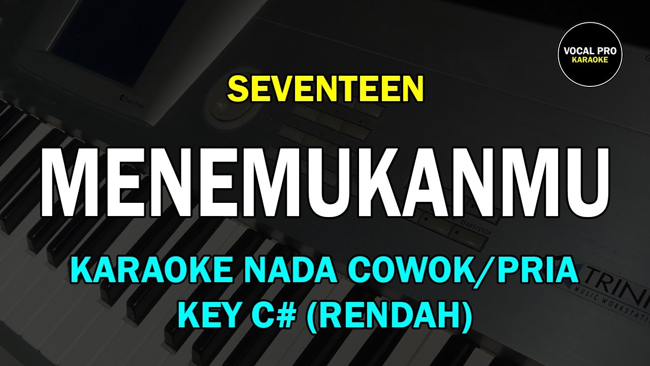 MENEMUKANMU KARAOKE COWOK/PRIA SEVENTEEN