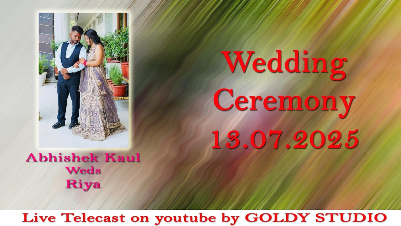 Wedding Ceremony Live Telecast / 2024 /Goldy Studio 76963 83346