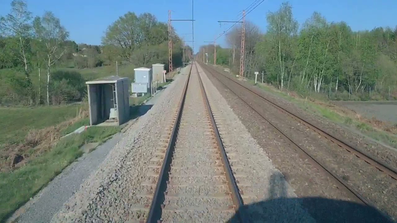 [cab ride] En cabine du TER de Limoges à Guéret