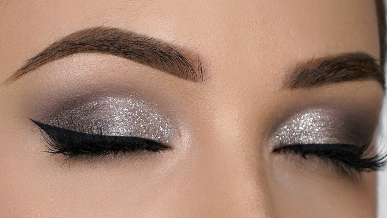 QUICK & EASY Silver Smokey Eye Makeup Tutorial