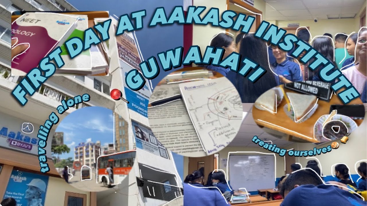 FIRST DAY AT AAKASH INSTITUTE|| 📍Guwahati (Pan bazaar) || NEET aspirant || dropper