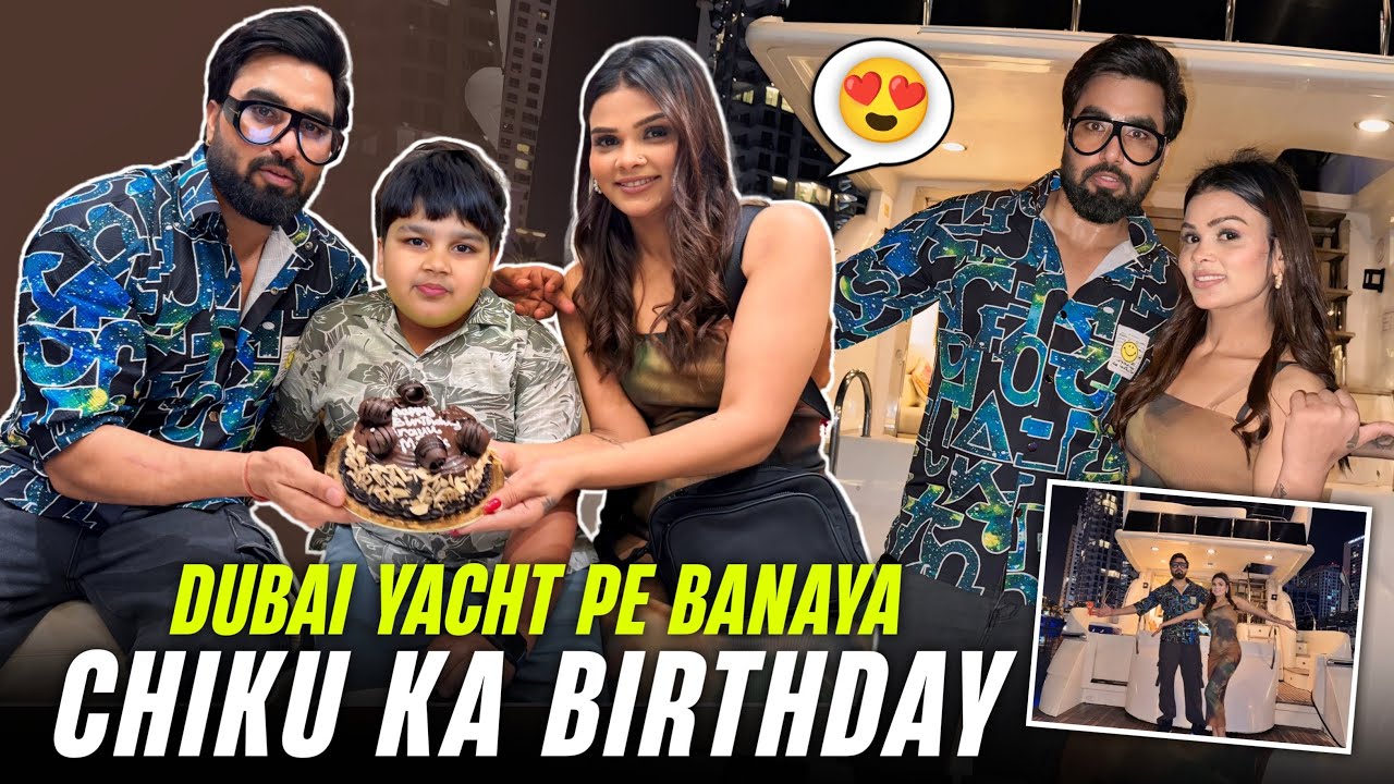 DUBAI YACHT PAR MANAYA CHIKU KA BIRTHDAY | FAMILY FITNESS