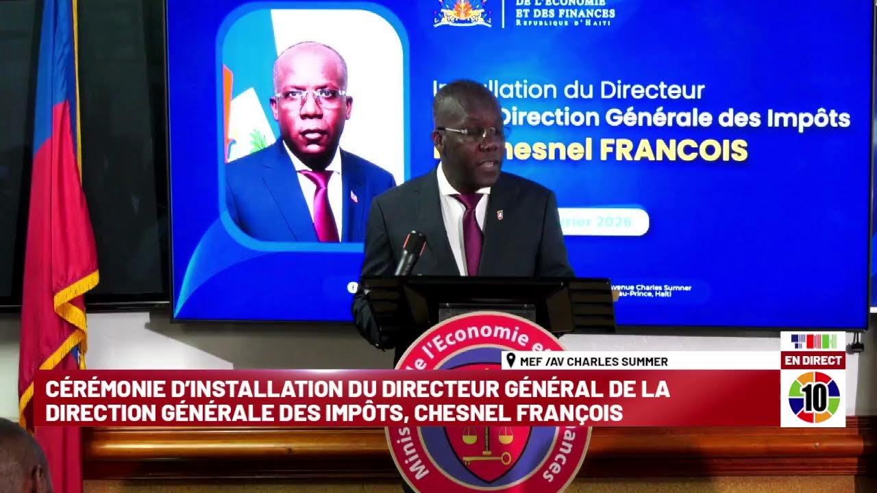 CÉRÉMONIE D’INSTALLATION DU DIRECTEUR GÉNÉRAL DE LA DIRECTION GÉNÉRALE DES IMPÔTS, CHESNEL FRANÇOIS