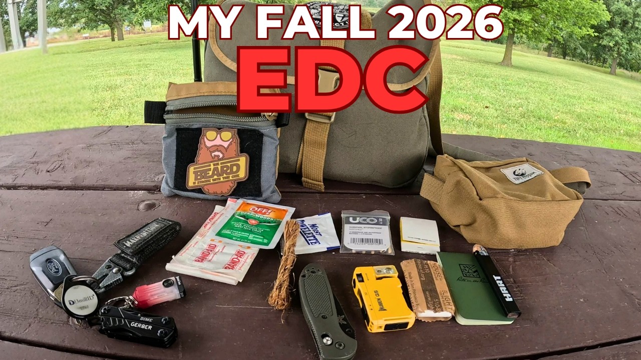 Мой набор для повседневного ношения (Edge Pocket EDC) - обновление на осень 2026 года.