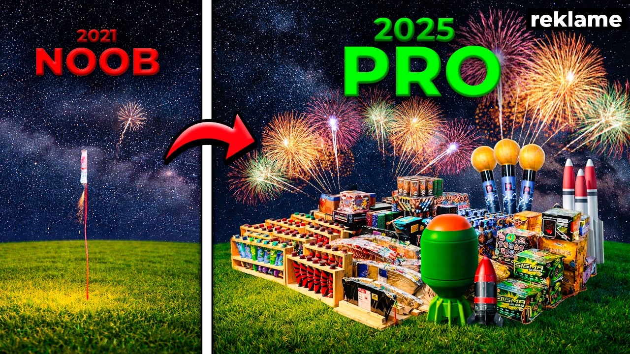 4 År med VANVITTIGT FYRVÆRKERI! 🎇🎆 * FYRVÆRKERI FILMEN*