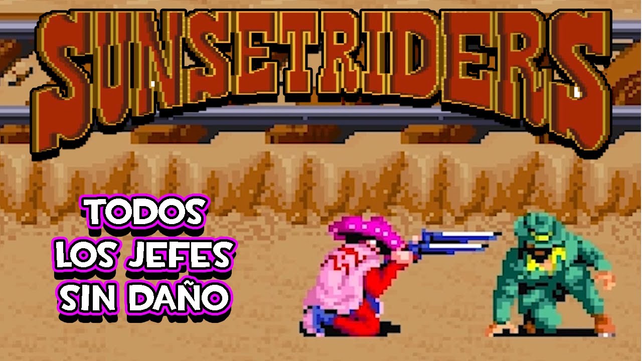 Sunset Riders (SNES) - Todos Los Jefes con Cormano (Dificultad Difícil, Sin Daño)