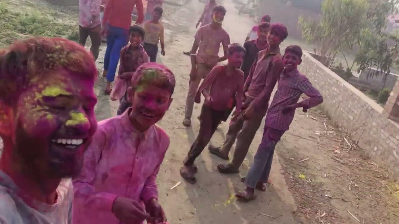 Holi pe full enjoyment #other #vlog #prince 