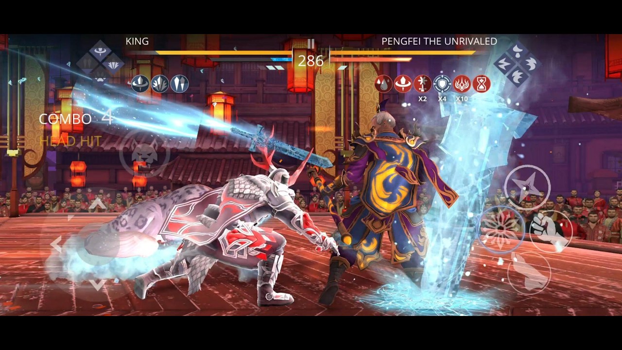 Pengfei The Unrivaled Boss Vs Top 4 Sets Hard Daul | Shadow Fight 3