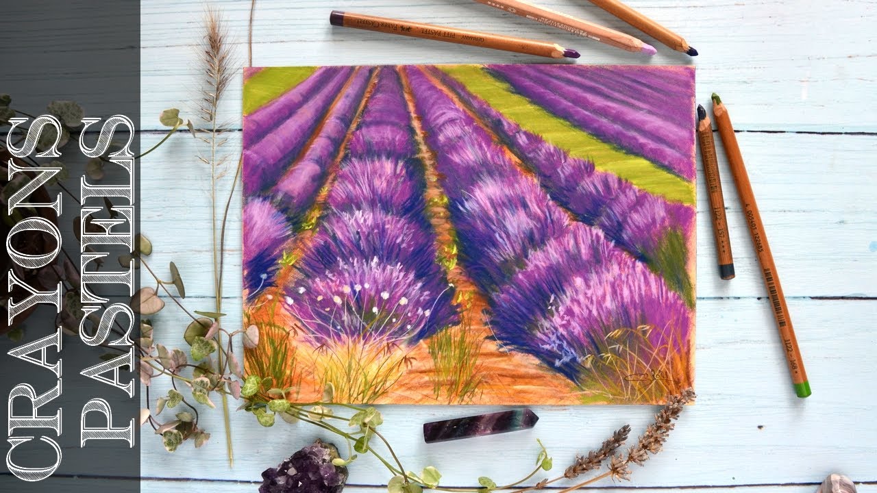 🎁 Cours de pastels Lavandes 🌸