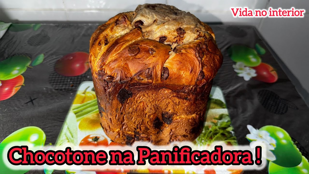 O MELHOR CHOCOTONE DA PANIFICADORA 🍫 | Receita Fofinha e Recheada!