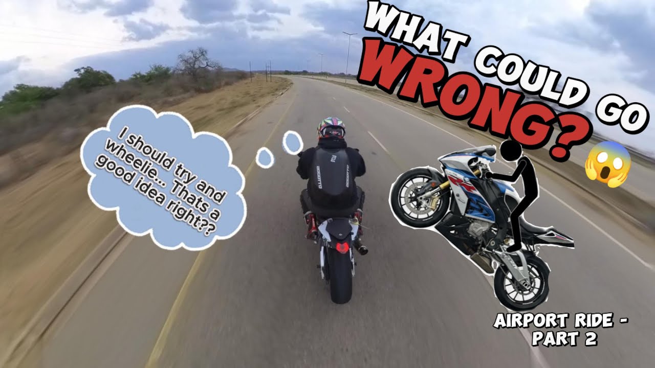 Insane ride back from KM3 international airport | 2017 S1000RR pure sound | 1st wheelie attempt 😅