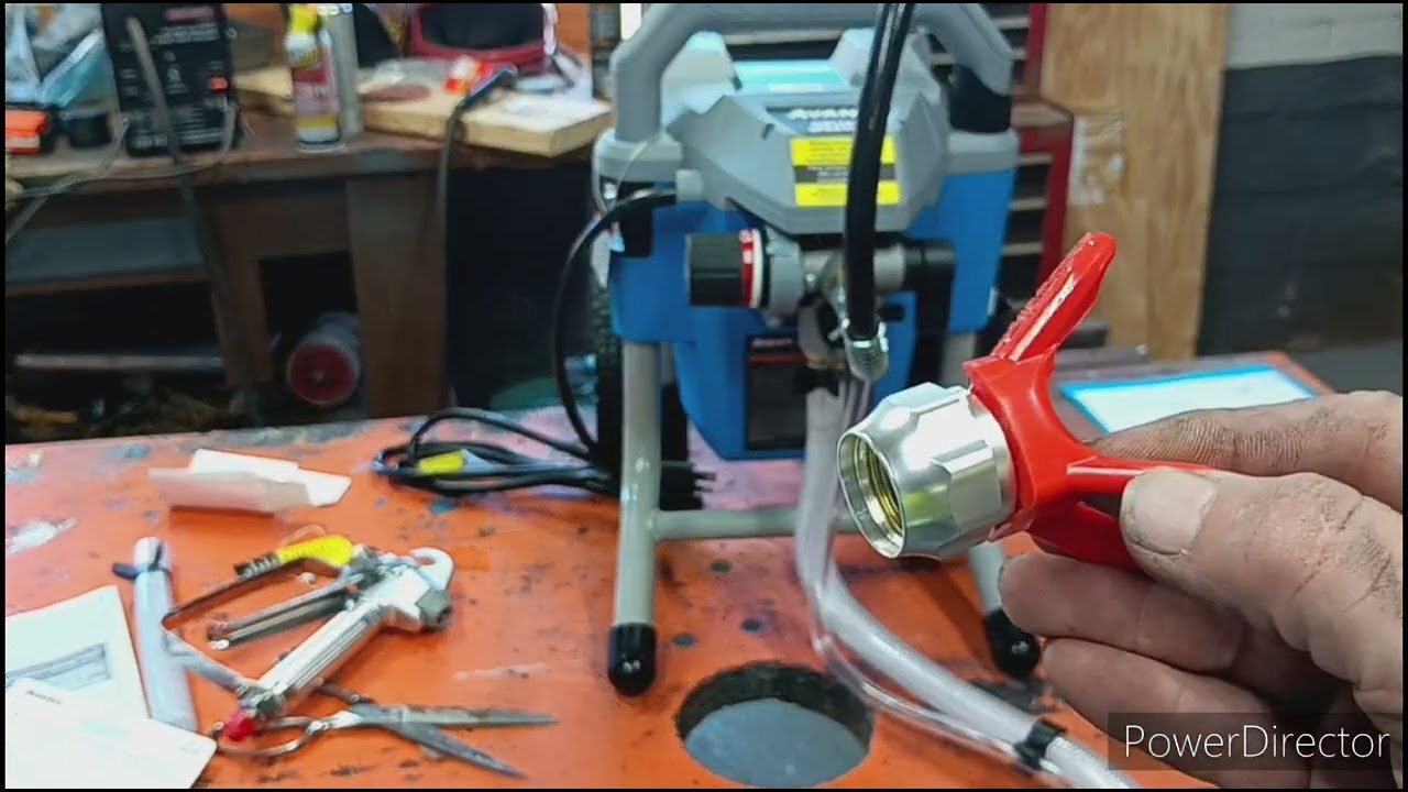 New Avanti airless painter from Harbor freight.