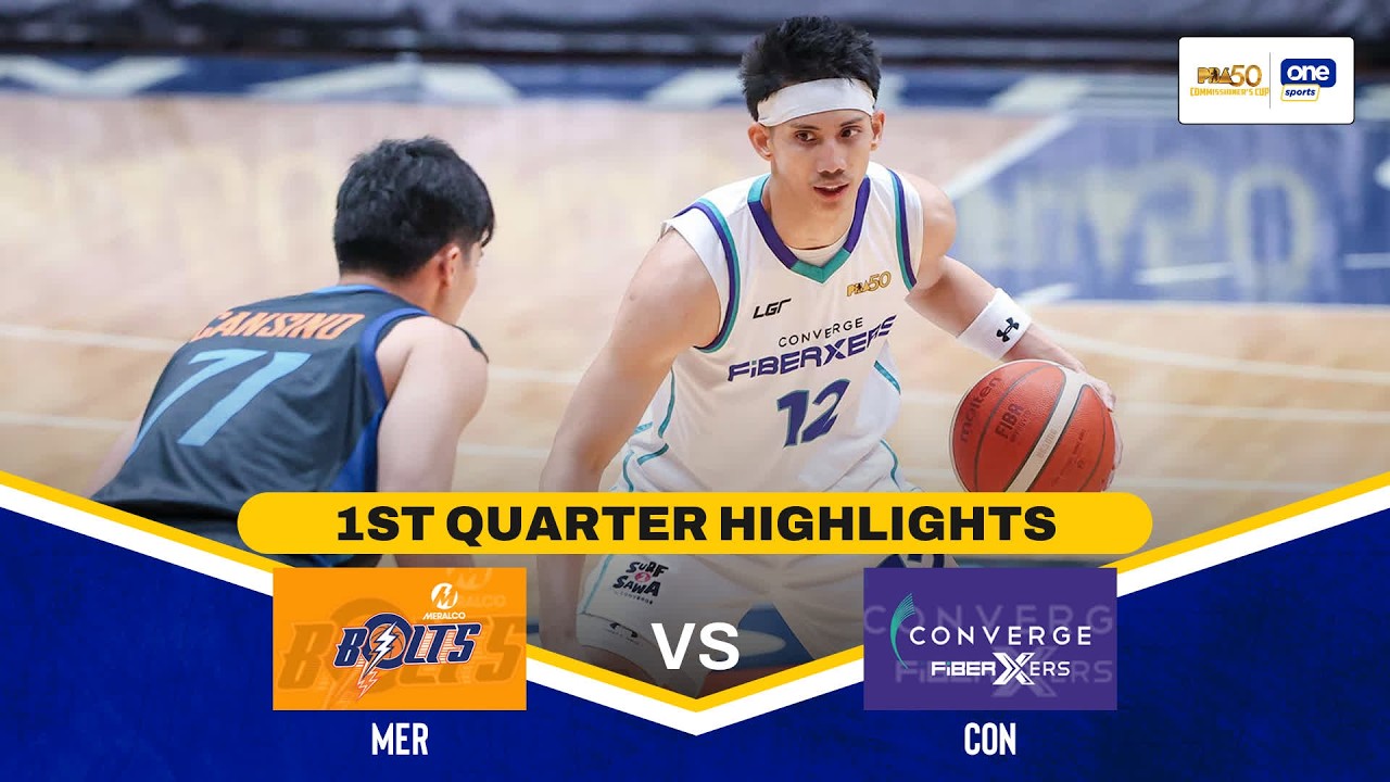 MERALCO vs CONVERGE | 1ST QUARTER HIGHLIGHTS | PBA SEASON 50 COMMISSIONER&rsquo;S CUP