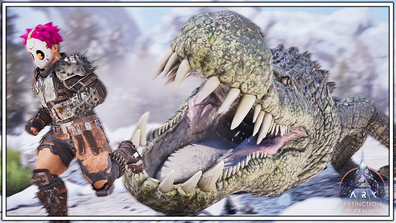 Taming The Perfect Giant Croc To Begin Our Breeding... | Ark Extinction [Episode 35]