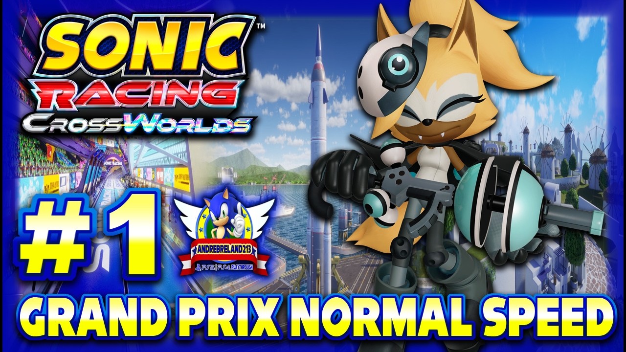 Sonic Racing: CrossWorlds PS5 (1080p60fps) - Grand Prix Part 1 with Whisper