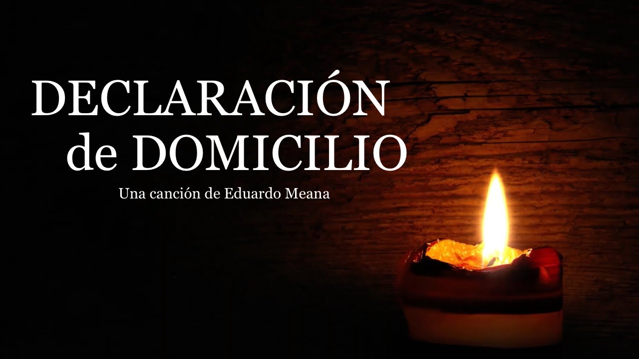 Declaración de domicilio | Cristóbal Fones, SJ