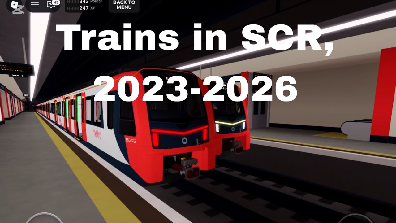 Trains in SCR 2023-2026￼ ( Stepford County Railway ) #Roblox #StepfordCountyRailway #SCR #trainspot
