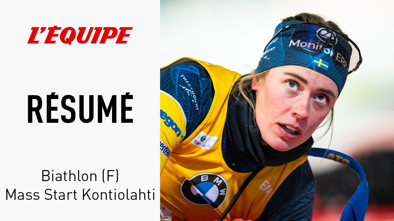 Biathlon - Elvira Oeberg brille &agrave; la Mass Start de Kontiolahti et devance Julia Simon
