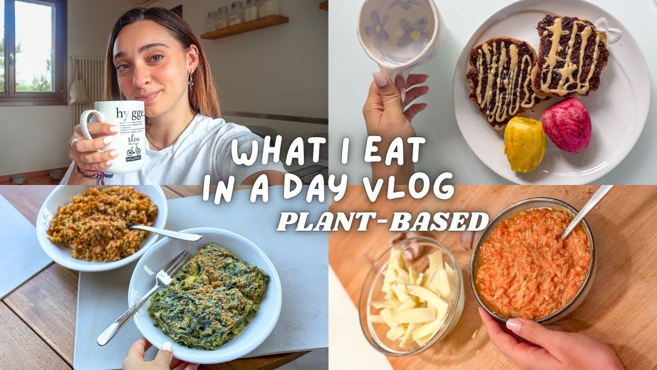 Cosa mangio in un giorno plant-based // vlog