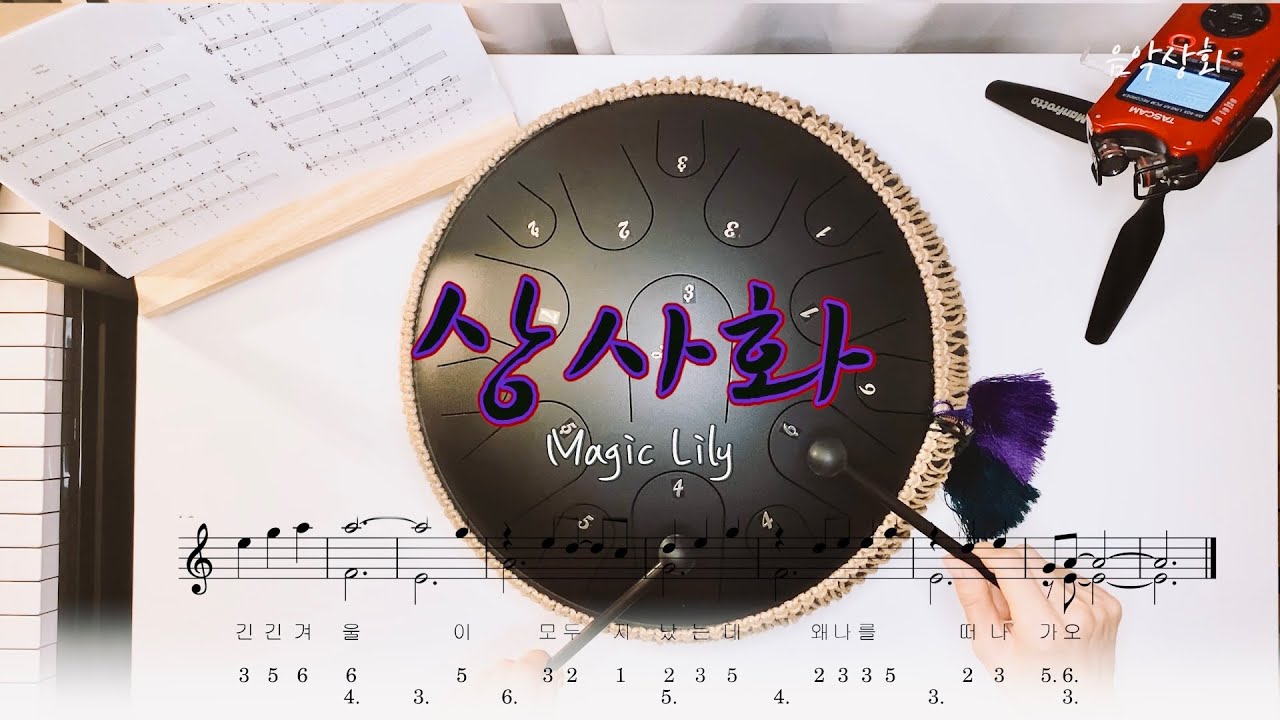 스틸텅드럼 Tank drum 상사화(Magic Lily)