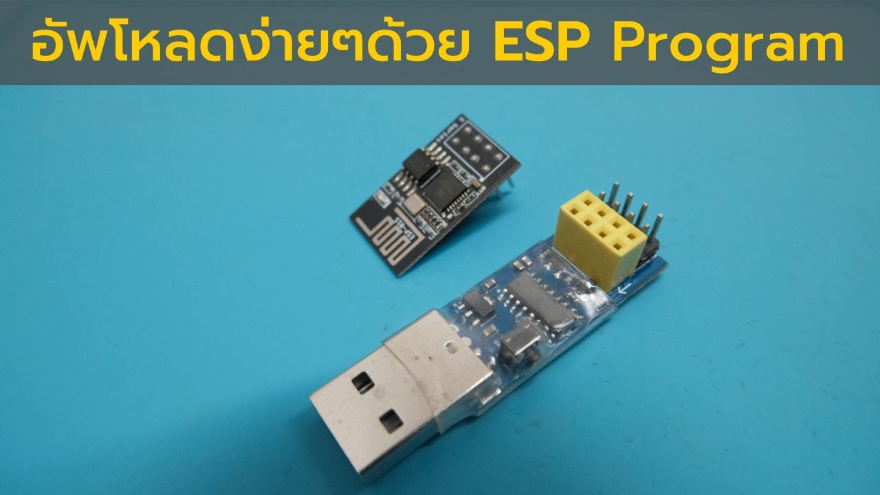อัพโหลด ESP01 ง่ายๆด้วย ESP Program