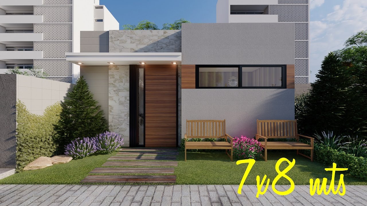 Casa de 7x8 metros | 7x8 House Plans