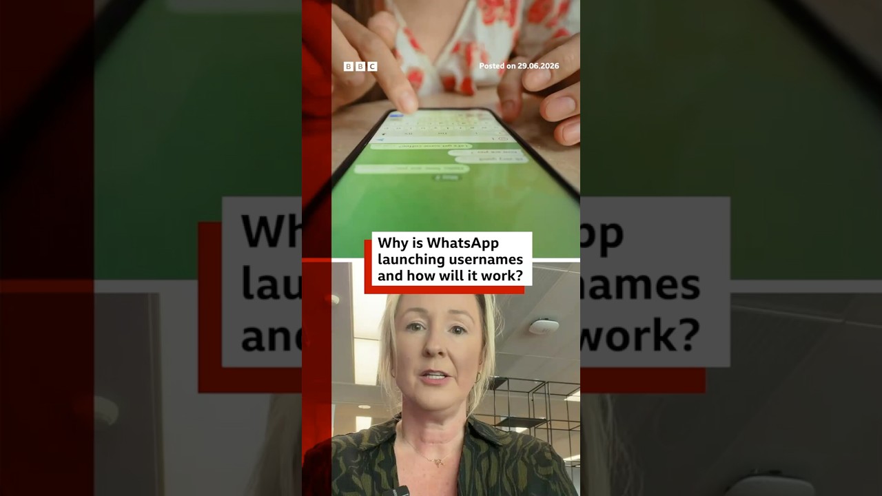 Why is WhatsApp introducing usernames? #WhatsApp #BBCNews