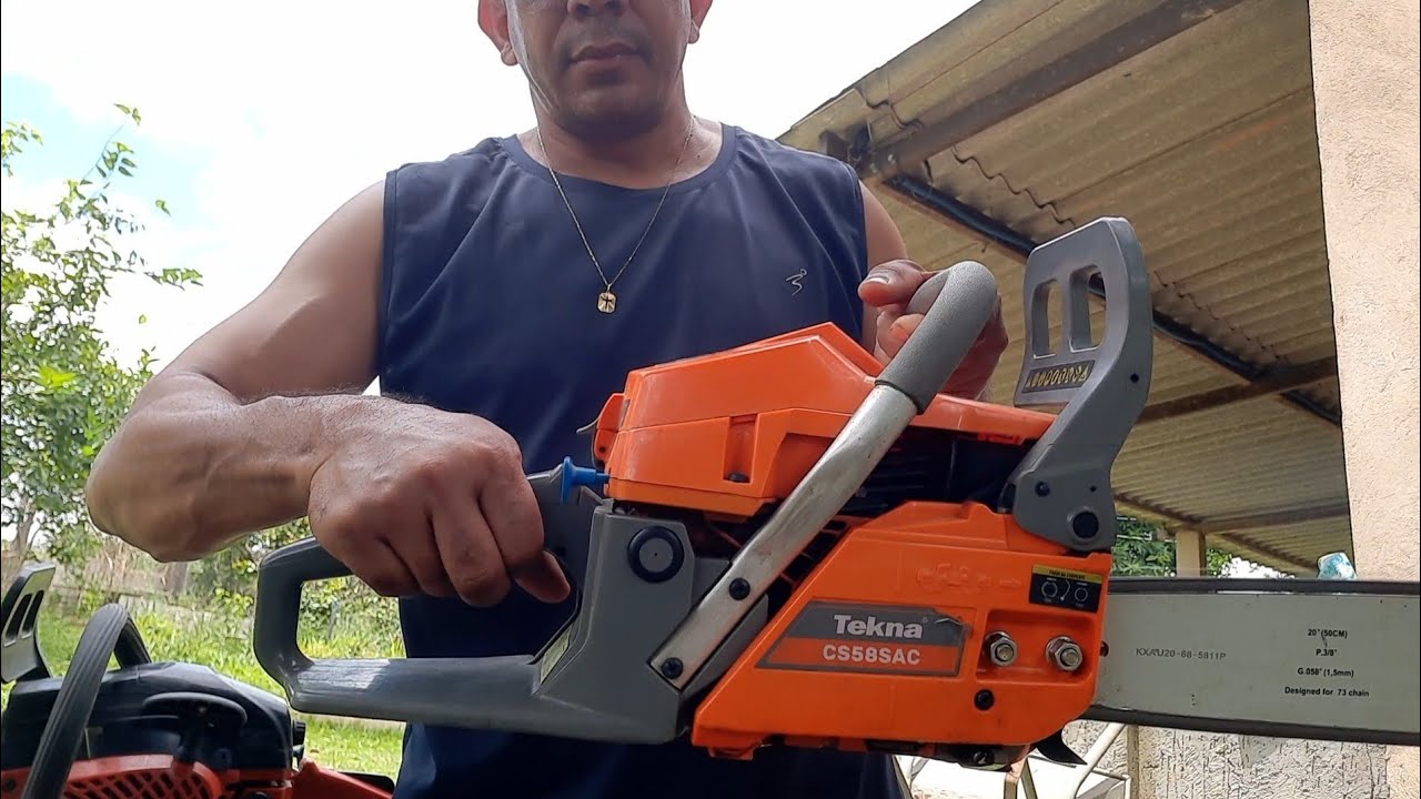 Regulagem do motosserra Tekna é a mesma coisa do Toyama?
