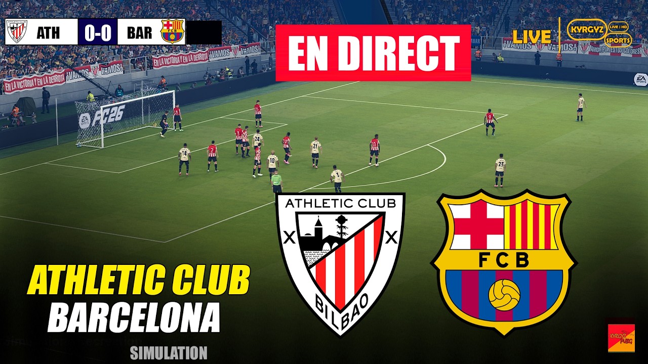 🔴EN DIRECT : Athletic Bilbao - Barcelone | eFootball PES 21 Simulation Gameplay PC