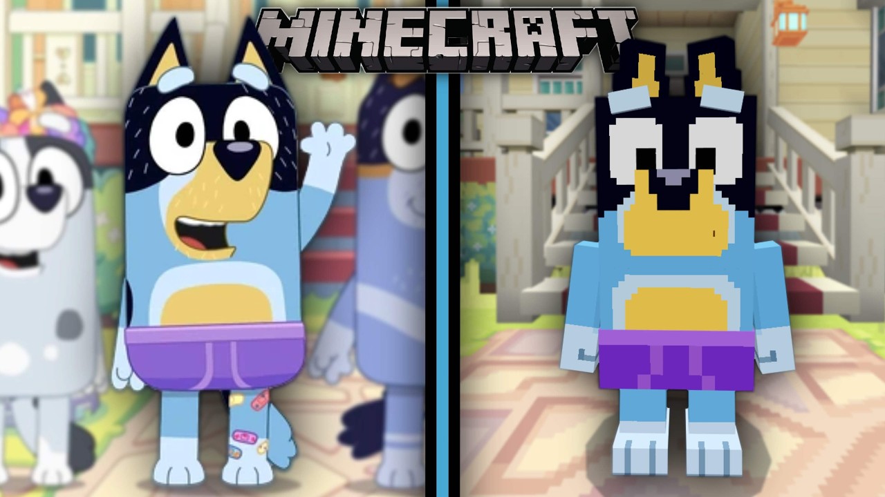 Remaking Bluey Episodes, but in Minecraft!