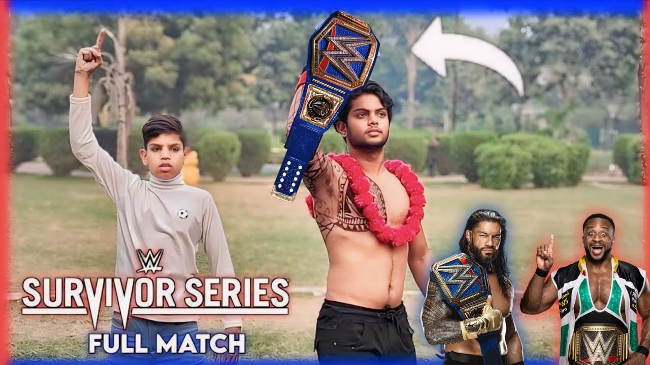 WWE — Роман Рейнс против Биг И, Survival Series 2022, полный матч | Backyard Wrestling