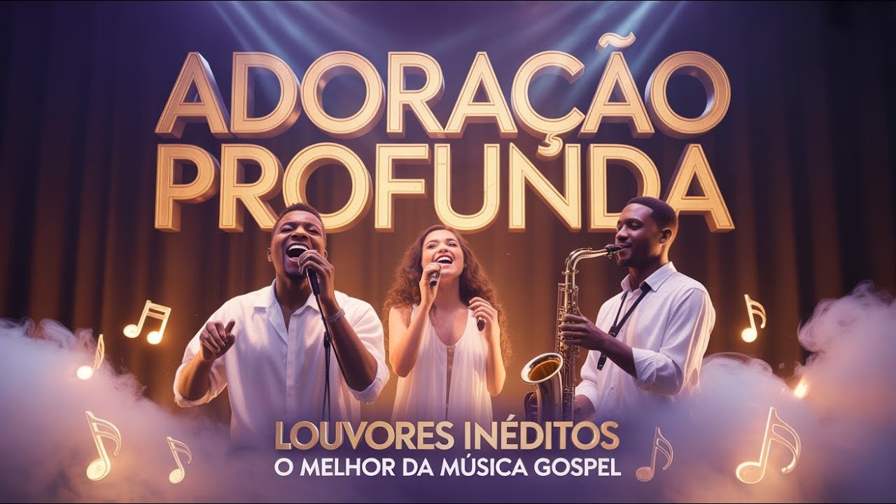 Adoração Profunda - Louvores INÉDITOS 2025 | O Melhor da Música Gospel - Lindos solos de SAXOFONE
