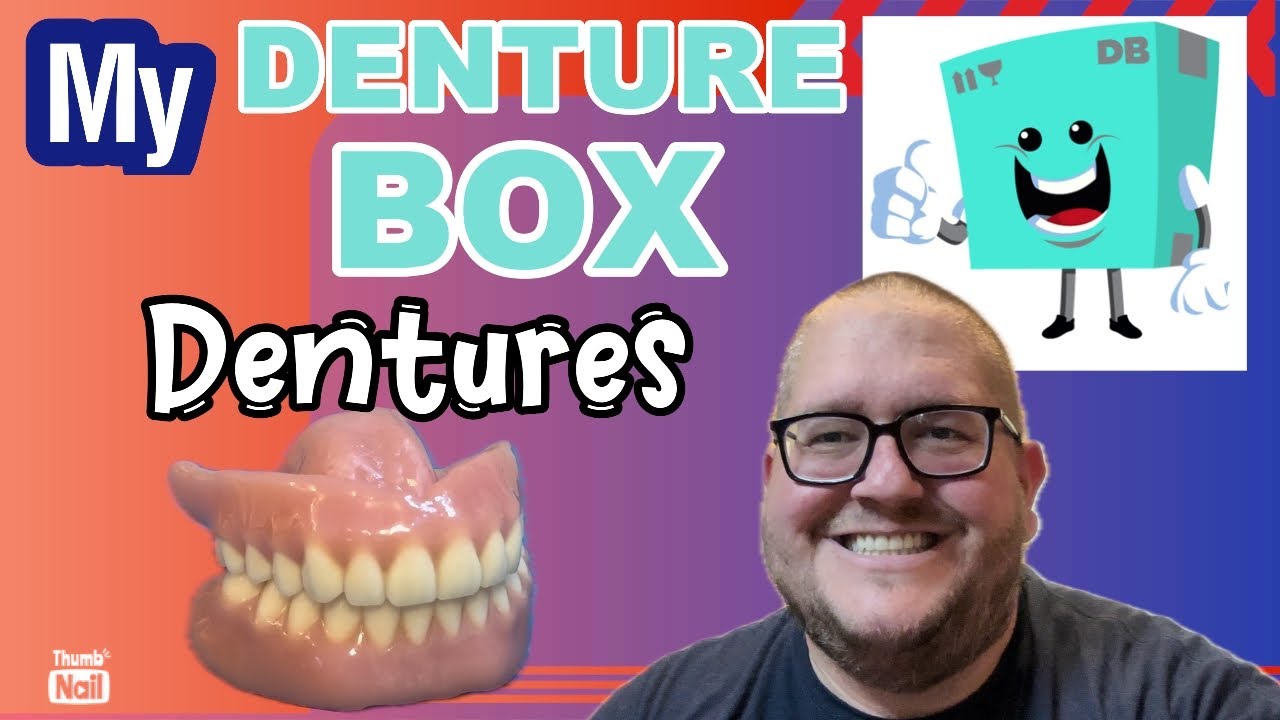 My Denture Box dentures are here!! 3D printed dentures! Up and close of my denture