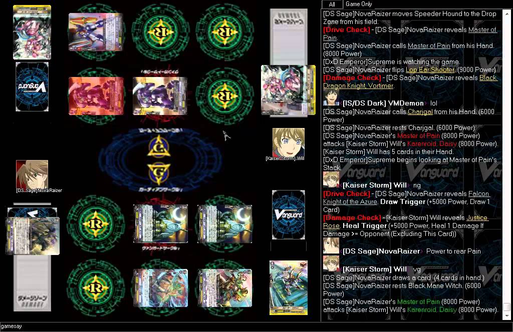 Cardfight Capital: Divine Souls vs Kaiser storm Round 1