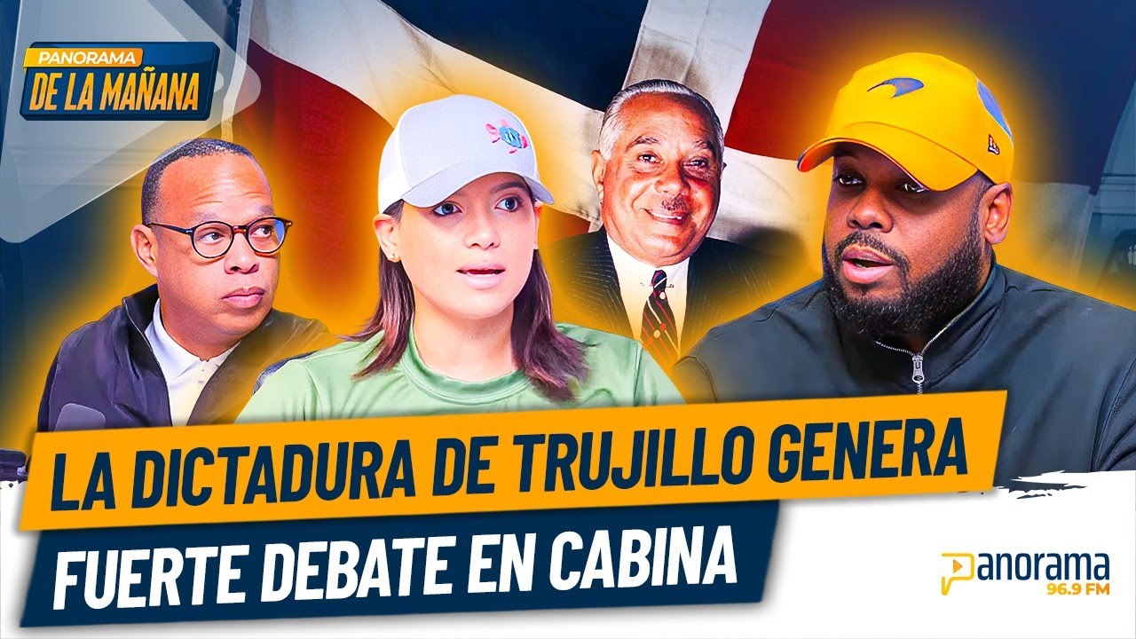 La dictadura de Trujillo genera fuerte debate en cabina de Panorama FM