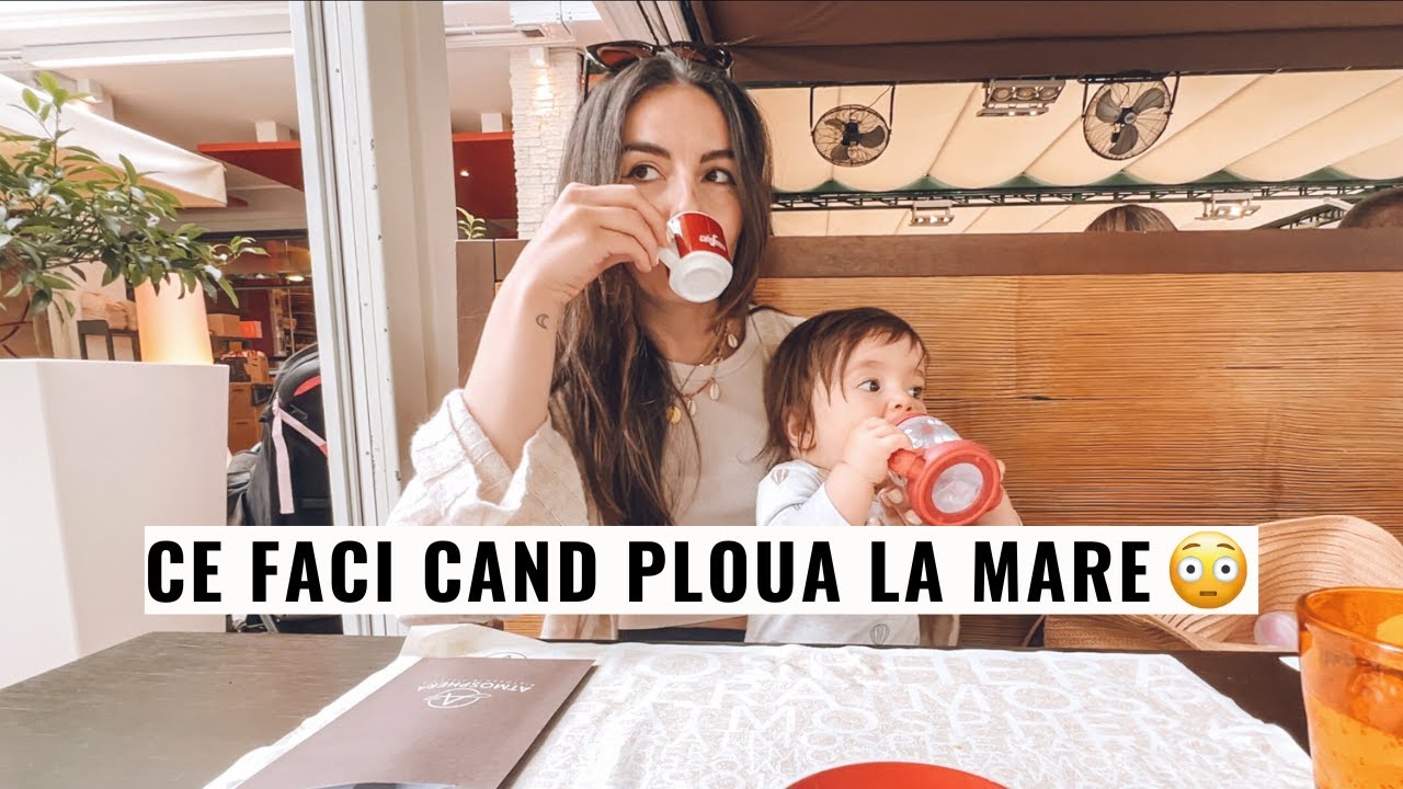 Vlog de la mare...dar ploua | Camping, la piscina, Cumparaturi VLOG