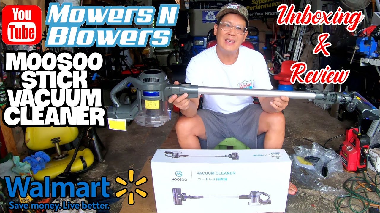 MOOSOO XL-618A 4 IN 1 CORDLESS ELECTRIC BATTERY HANDHELD 6LBS STICK VACUUM CLEANER UNBOXING & REVIEW