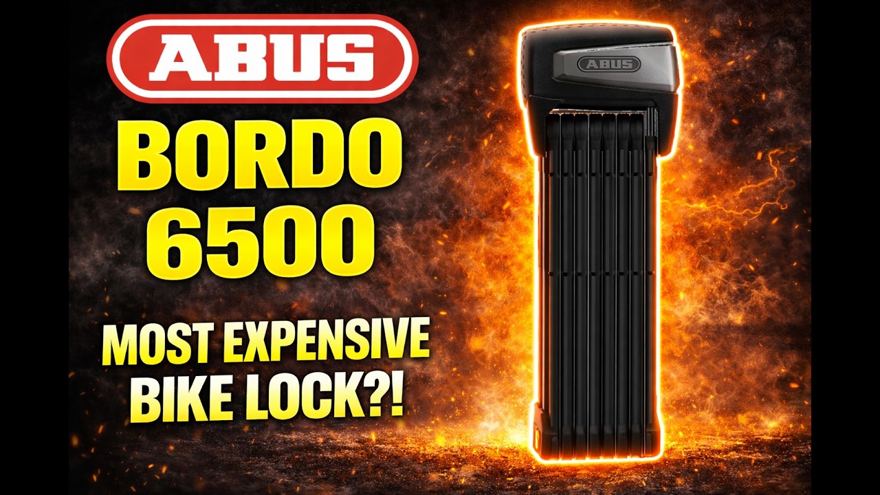 ABUS BORDO 6500 A // Самый дорогой велосипедный замок безопасности