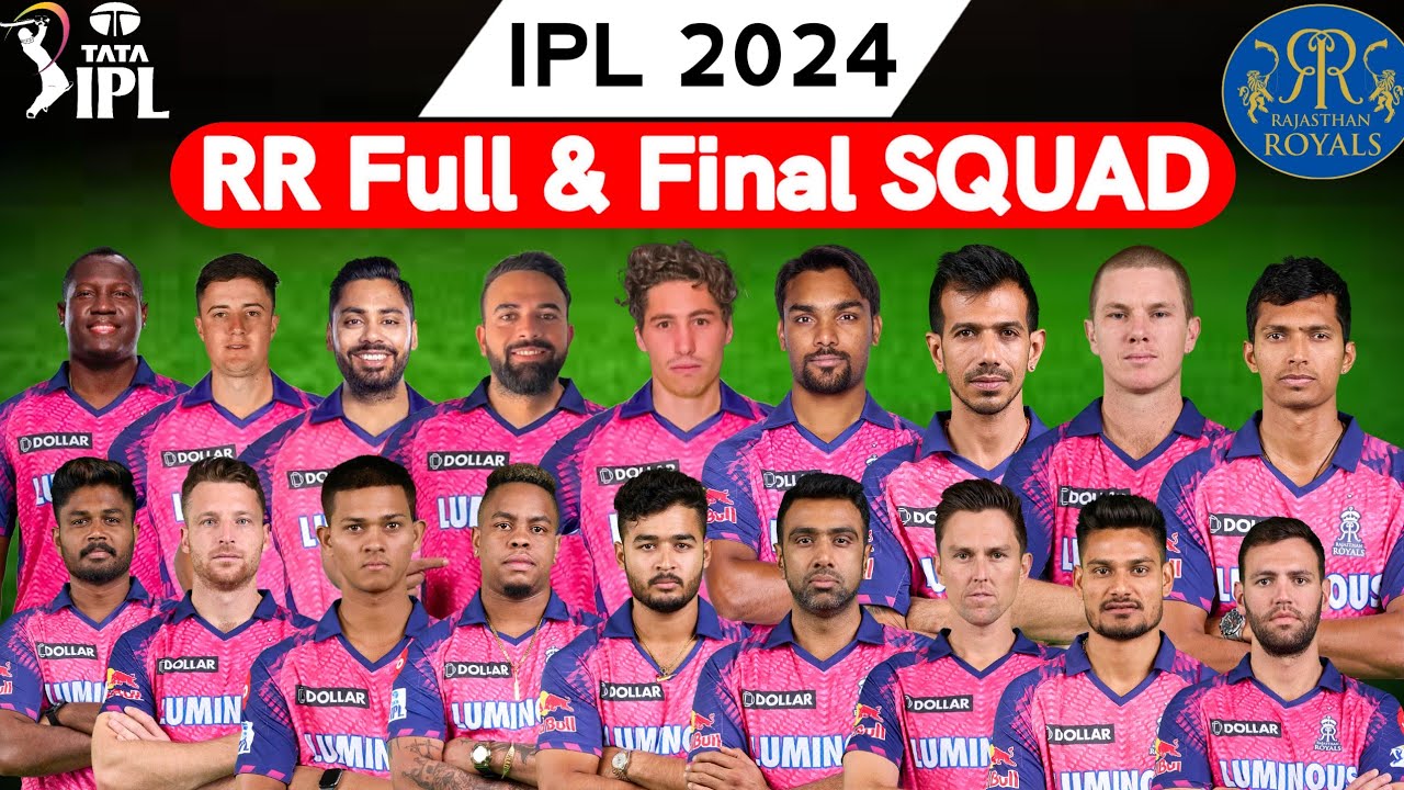 IPL 2024 | Rajasthan Royals Full Squad | RR Team New Squad 2024 | RR Team Players list IPL 2024