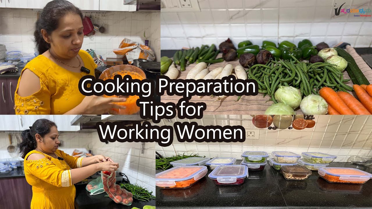 Cooking preparation tips for working women in kannada | Vegetable Storage Ideas | Swara Madhyama